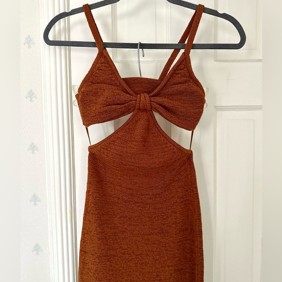 Cult Gaia Serita Dress in Amber - Picture 3 of 15
